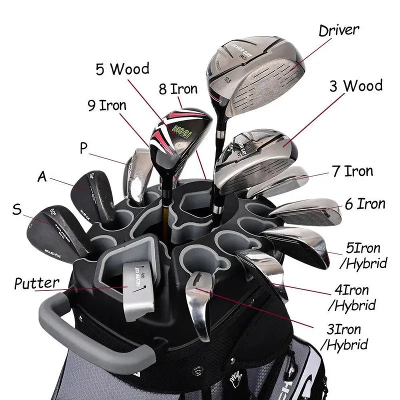 Limited-time promotion-Way Organizer Dividers Golf Soundless Cart Bag