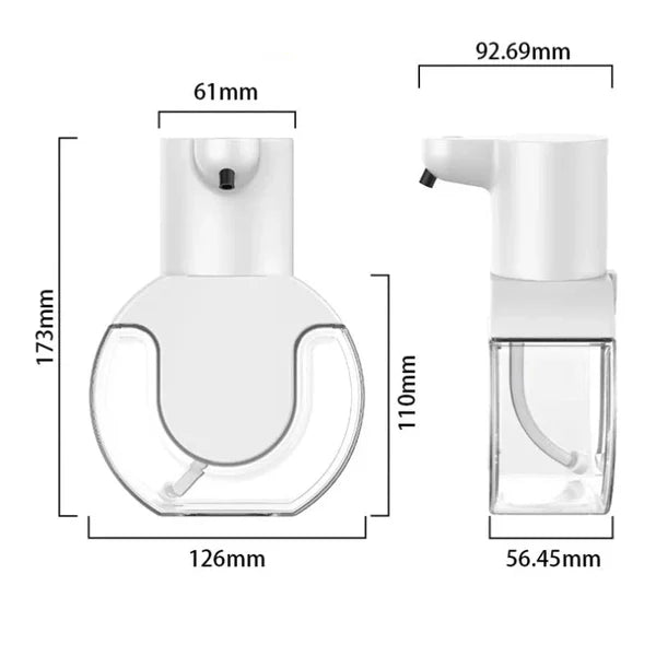 Smart Soap Dispenser 420ml Touchless Motion Sensor Wall-Mounted Liquid Foam Device