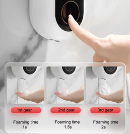 Toilet 450ML Automatic Foam Soap Dispenser - Touchless Wall Mounted Hand Wash Accessories for Kitchen and Bathroom