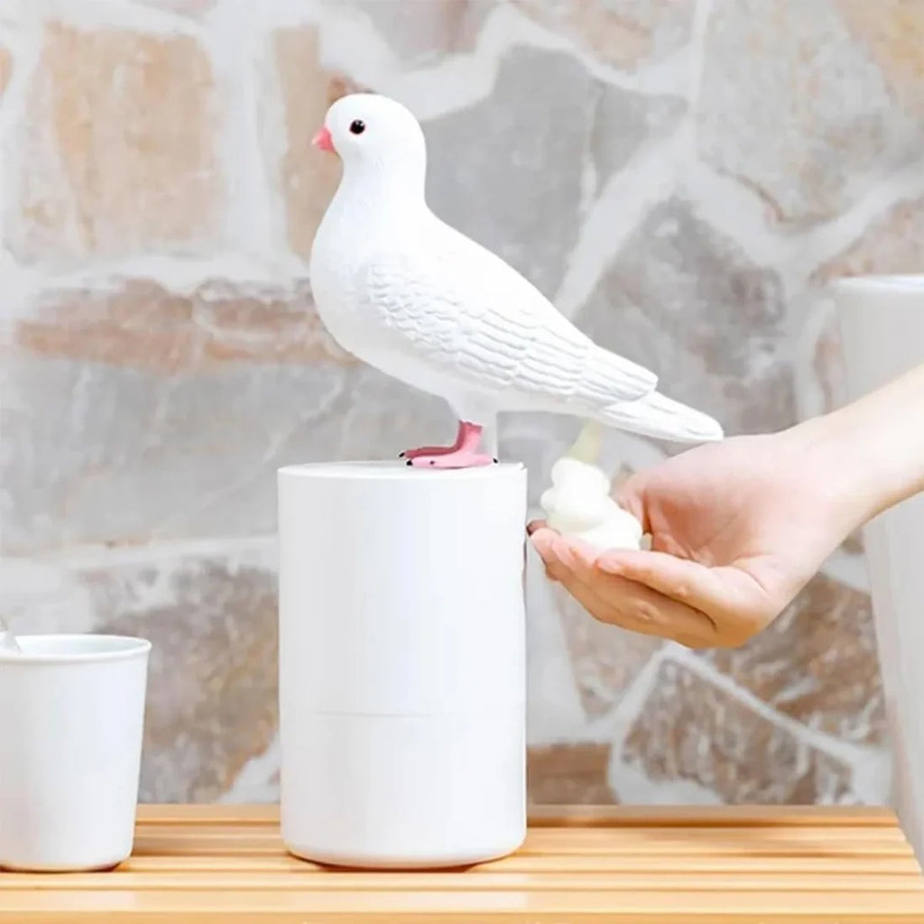 Coo-Coo Pigeon Soap Dispenser - Quirky Kitchen Decor, 10 oz Liquid Soap Pump