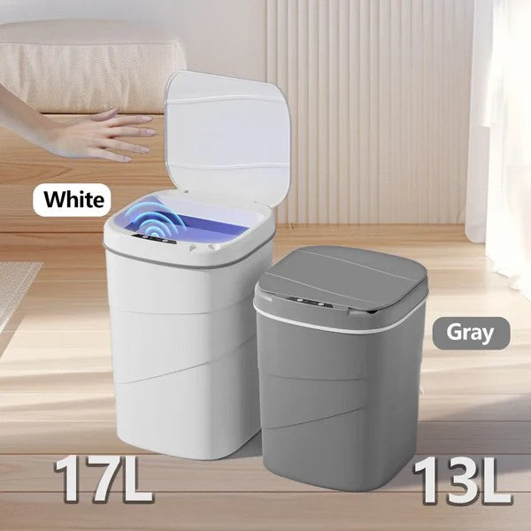 Touchless Sensor Trash Can Battery Powered Hygienic Home